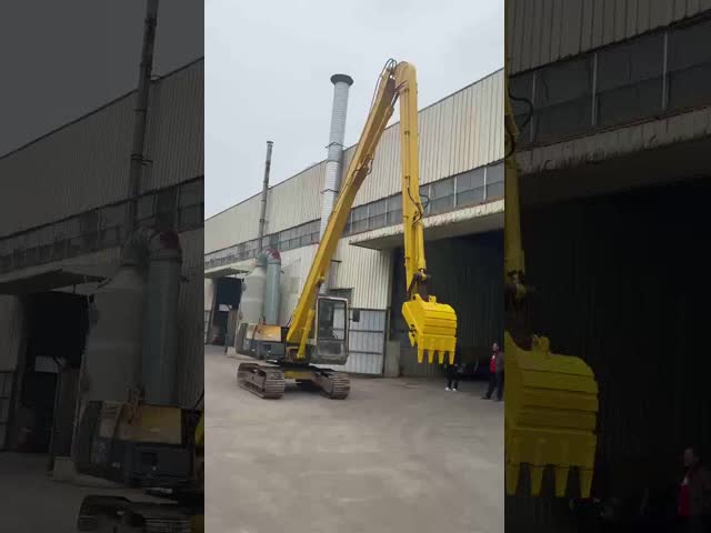 20M-30M エグババター破壊 長ブームアーム CAT336 EC480 SY500 建物破壊作業 22Tバケツ