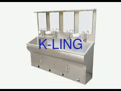 Thép không gỉ kích thước tùy chỉnh bồn rửa tay với máy bồn rửa xà phòng