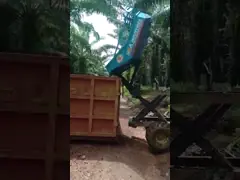 Mini Agriculture Tractor 14hp Engine Power Tractor Designed For Palm Oil Plantations With Hydraulic System