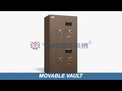 Alarme duplo, cofre pesado, porta de caixa de depósito, fechadura biométrica de impressões digitais.