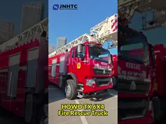 HOWO Fire Truck 12000L  6 X 4 Water And Foam Fire Fighting Rescue Truck