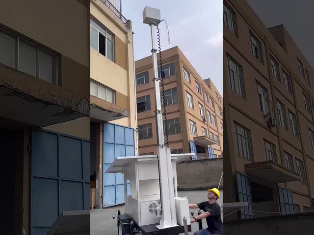 優れた柔軟性 モバイル セキュリティカメラ タワー マウント 高画質 Cctv 鉱山監視