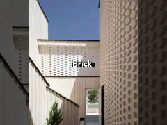 High Strength Solid Clay Bricks , Perforated Brick Wall For Contribution Size 500 x 90 x 40 mm