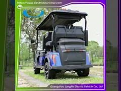 Voiture de chasse électrique personnalisée à 4 places avec moteur AC de 5 kW et une autonomie de 80 km pour les aventures en plein air