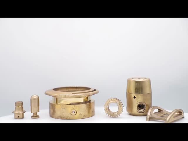 カスタム製のCNC磨金銅部品