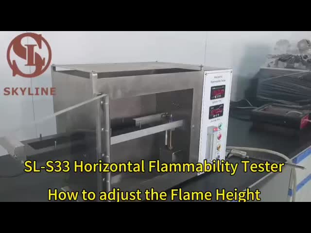 FMVSS 302の研究室試験装置の火のノズルの直径9.5mmの横の燃焼性のテスター