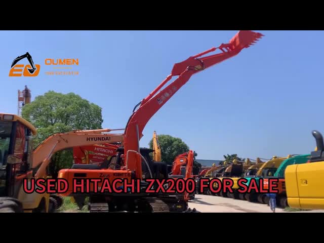 Япония Импорт Hitachi120 экскаватор Оригинальный использованный Hitachi ZX120 Digger для продажи