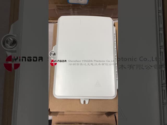 ABS PC Fiber Optic Splice Box Fiber Optic Termination Box For 2-8 Fibers Un Cut Cable