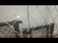 Customizable Stainless Steel Rope Mesh SS316 1.5mm For Building Protection