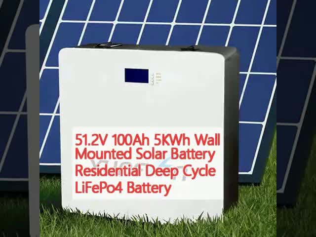 51.2V 100Ah 5KWh Настенная солнечная батарея Жилой глубокий цикл LiFePo4 батарея