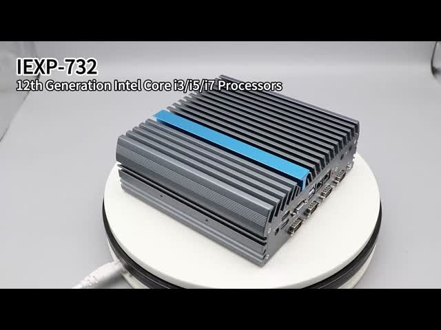 X86 Computadores industriais sem ventilador I7 I5 I3 2 Rs232 8 Usb Linux