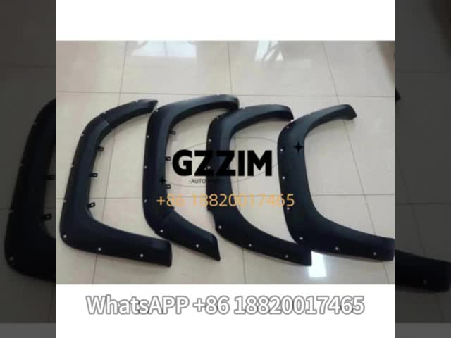 Черный пластиковый колесный фендер Toyota Tacoma 2016-2022 Wheel Wyebrow