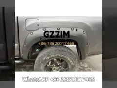 Schwarze Kunststoff-Auto-Rad-Fender-Flammen Toyota Tacoma 2016-2022 Rad Wyebrow