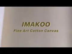 Inkjet 100% Cotton Canvas Roll Matte Art Canvas Textured Inkjet Paper