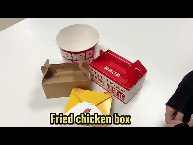 食品安全 フライドチキン紙 トーゴ 箱 梱包 運搬容器
