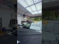 NASIDO 2HD Metal Ceramics Safety Film 4 mil VLT60% reduce fading color film car Windshield FILM for new cars