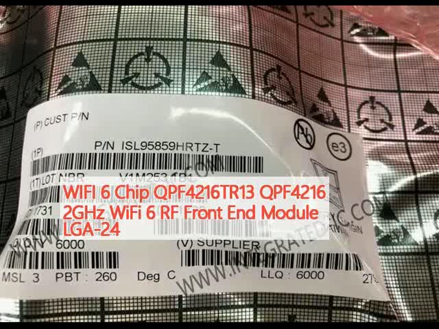 WIFI 6 チップ QPF4216TR13 QPF4216 2GHz WiFi 6 RF フロントエンド モジュール LGA-24