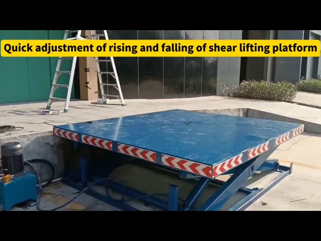 3トンの電気シザリリフト 3000kg 固定シザリリフトプラットフォーム