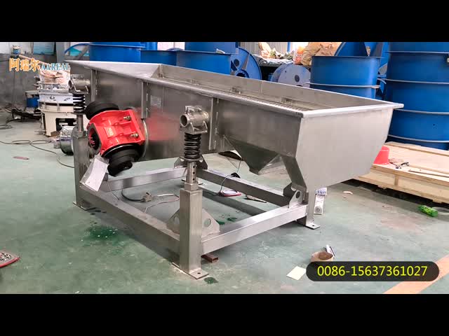 Carbon Steel Multi-deck Activated Carbon Granules Linear Vibrating Sieve Rectangular Separator For Activated Carbon Granules