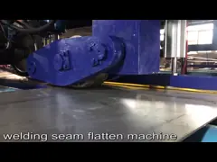 PLC Automatic Weld Planisher For Steel Sheet Tank Shell Surface Longitudinal Welds Finishing