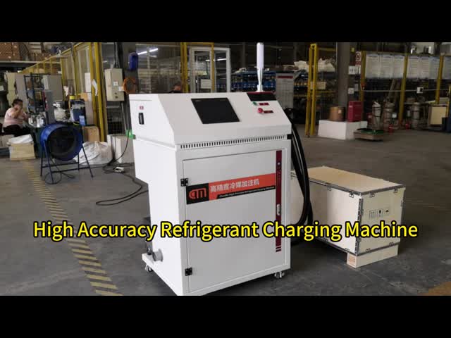 CM8600 R600a R290 R32 炎症性冷却剤補給機 熱ポンプ用の単一システム充電ステーション