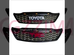 ABS-Plastik-Schwarz-Vorderbumper-Gitter Fortuner 2012 Auto-Gitter mit Buchstaben
