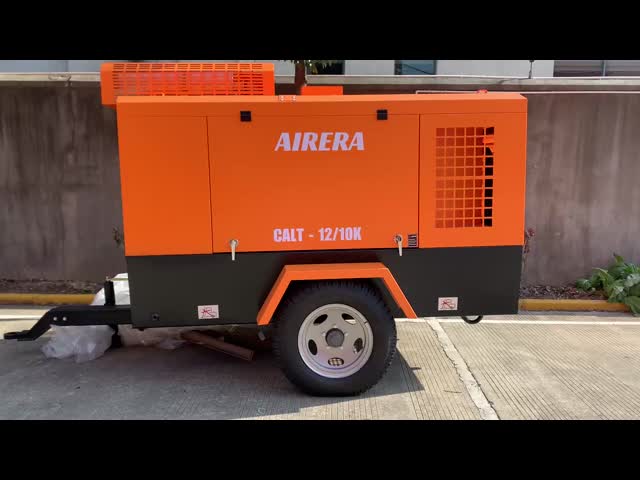 垂直市場と性能のためのRotorcomp CALT-12/10K ディーゼル駆動スクリューコンプレッサー
