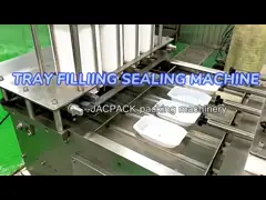 Auto Tray Filling Machine Sealing Machine For Puree Hoosh