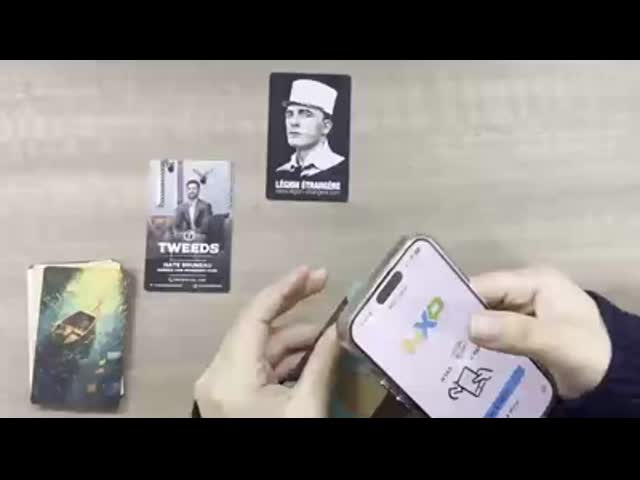 13.56mhz NFC グーグルレビュープレート カスタムコード表示 NFC ソーシャルメディアプレート
