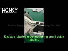 Kundengebundenes SUS304, das Tabelle für füllende und Etikettiermaschine mit der Flasche füttert