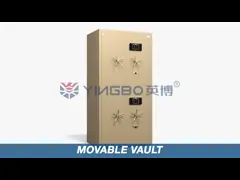 H1800mm Quatro portas fechadura de impressões digitais porta de cofre cofre móvel caixa forte