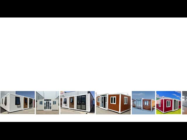 拡張可能なコンテナハウス 2階建てのコンテナハウス 建設用にプリファブリック
