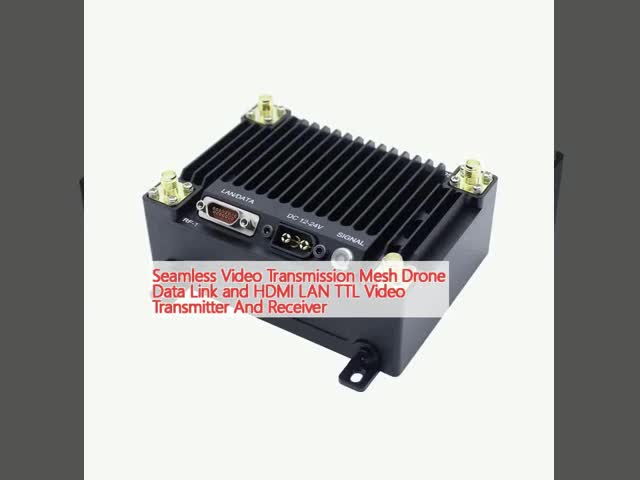無縫ビデオ送信メッシュ ドローンデータリンクとHDMI LAN TTLビデオ送信機と受信機