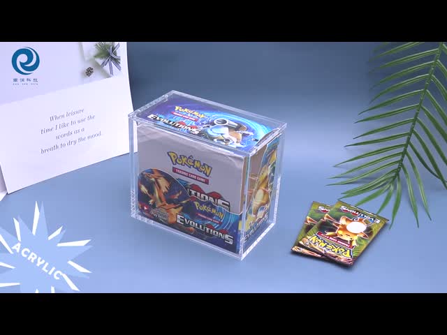 工場 オーダーメイド アクリルボックス マグネットボックス ポケモン ゲームカード 収納ボックス 玩具ディスプレイスタンド アクリルディスプレイケース