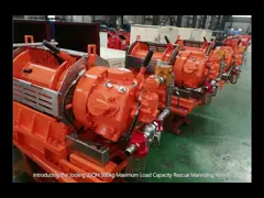 Rescue Manriding Winch 500kg Maximum Load Capacity for 220V Voltage and Emergency Situations