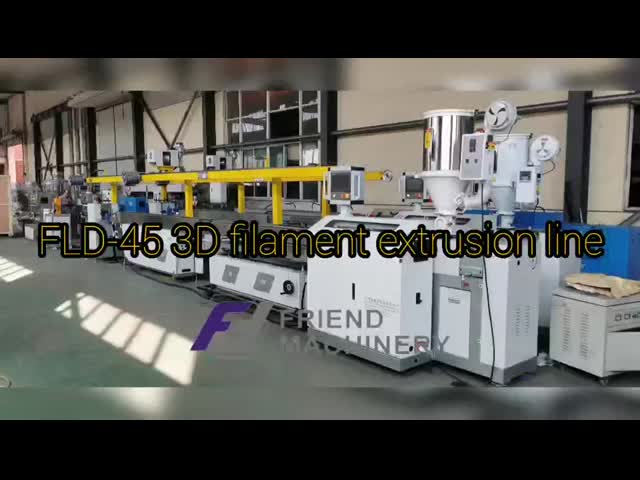 2.1mm 3D Printer Filament Extrusion Line 380V 50Hz PETG Filament Extruder