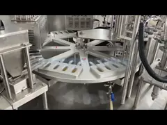 Auto Rotary Cup Filling Sealing Machine Spoon Honey Cup Filling Plastic Packing