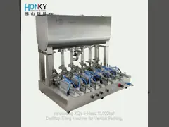 6 Head 10000 BPH Desktop Filling Machine For Vertical Packing Machine