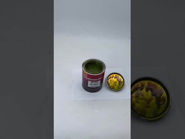 M116 1K Olive Green Automotive Paint Metallic Mustard Car Paint Weather Proof