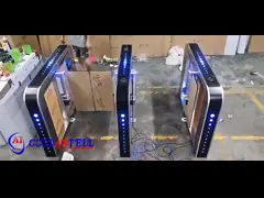 Waterpark Security Pedestrian Turnstile Gate Anti Tailing Face Recognition Controlled
