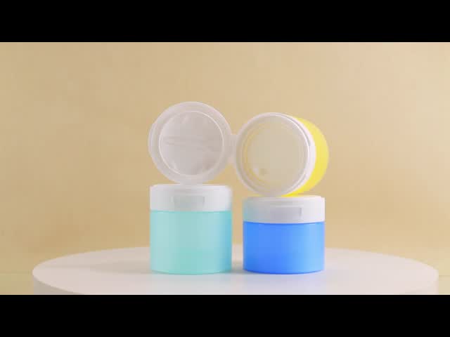 100g 120g カスタム化粧品瓶 蓋とプラスチックキャップのプラスチック製の空き瓶