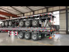 Semi-remolchio a piatta piatta carica video