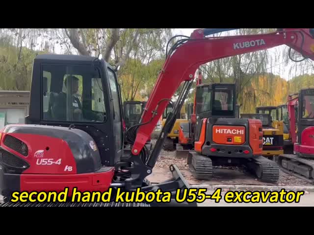 Aumente sua produtividade com a escavadeira Kubota U55 U55-4 usada feita no Japão em Xangai