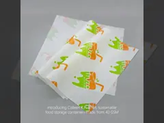 Customizable Virgin Wood Pulp Food Storage Rolls 33x35.5cm 500 Pcs