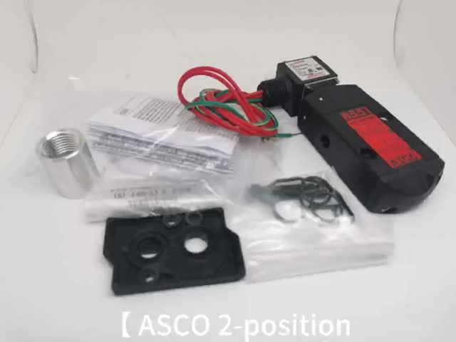 2 Position 5 Way Stainless Steel Solenoid Asco Valve VSCP8551G309MO