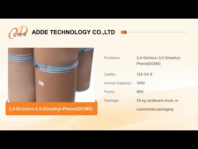 CAS 133-53-9 産業用微生物殺菌剤 2,4-ディクロロ-3,5-ダイメチルフェノル (DCMX)