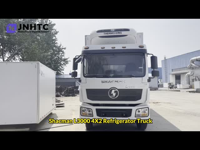 Shacman L3000 4x2冷却装置トラックのフルーツ野菜は熱王を運ぶ