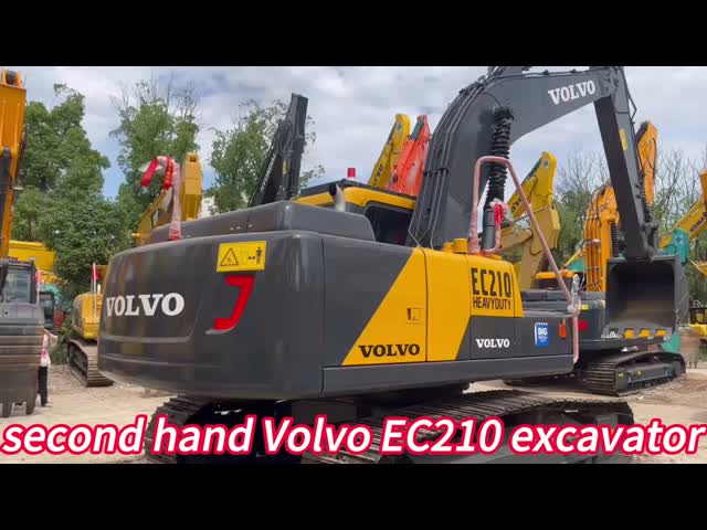 高性能 中古 ヴォルボ 掘削機 ヴォルボ Ec210d 掘削機 21 トン