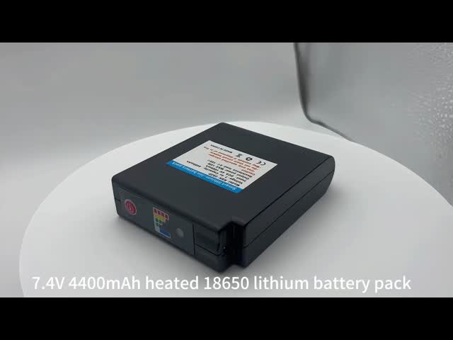 1S1P 加熱リチウム電池 3.7V 3000mAh リチウムイオン電池 加熱帽子用