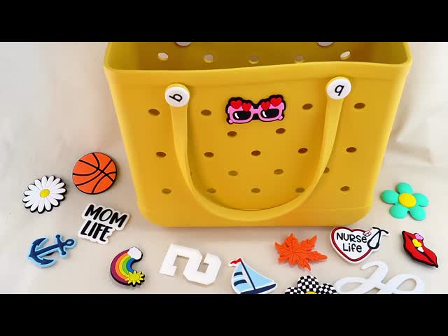 ビーチバッグ 玩具 キーチェン 多色 PVC 柔らかいゴム ボッグ バッグ 魅力
